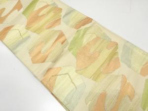 アンティーク　亀甲に霞模様織り出し袋帯（材料）